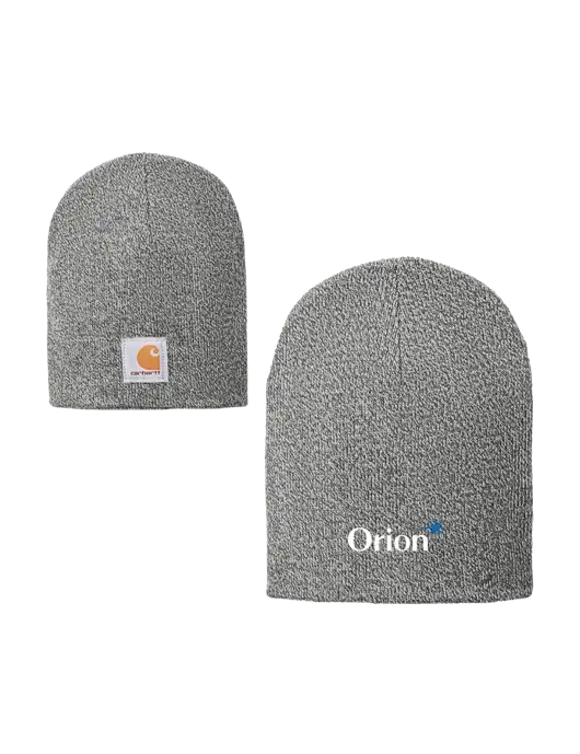 Carhartt Medium Grey Heather Acrylic Knit Hat w/Orion Logo