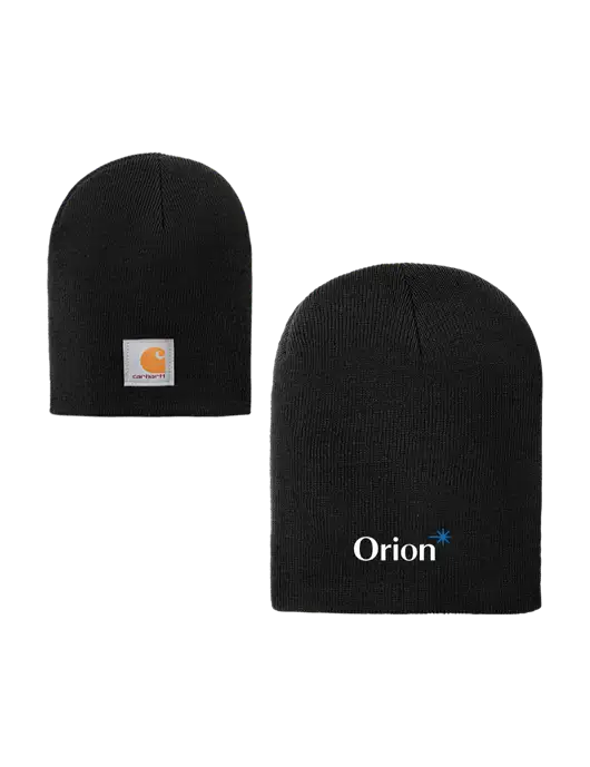 Carhartt Black Acrylic Knit Hat w/Orion Logo