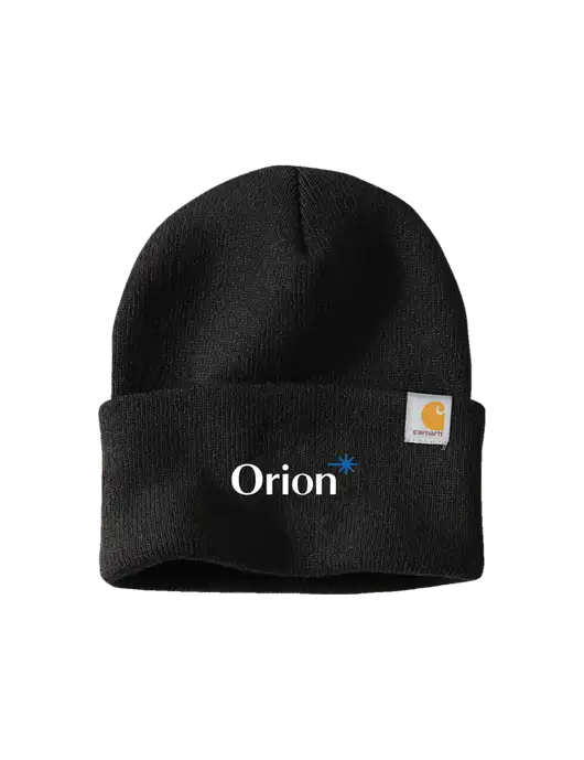 Carhartt Black Watch Cap 2.0 w/Orion Logo