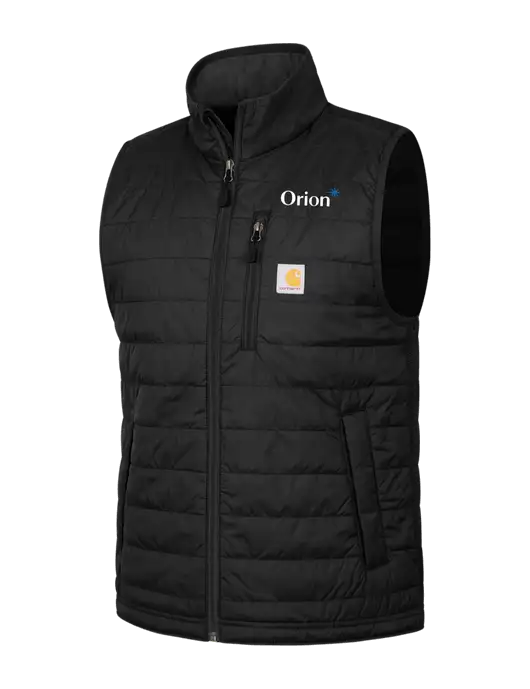 Carhartt Black Gilliam Vest w/Orion Logo