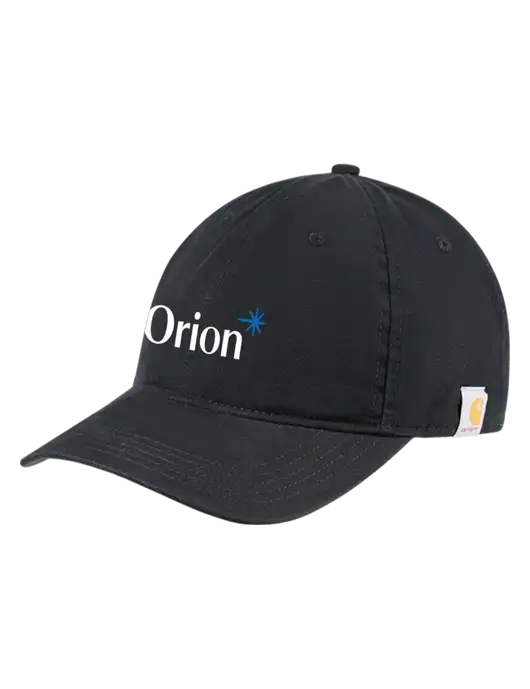 Carhartt Black Cotton Canvas Cap w/Orion Logo