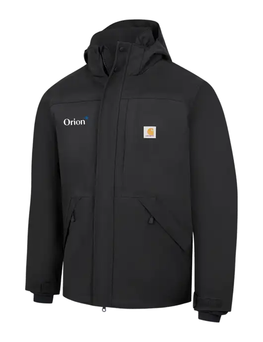 Carhartt Black Storm Defender Shoreline Jacket w/Orion Logo