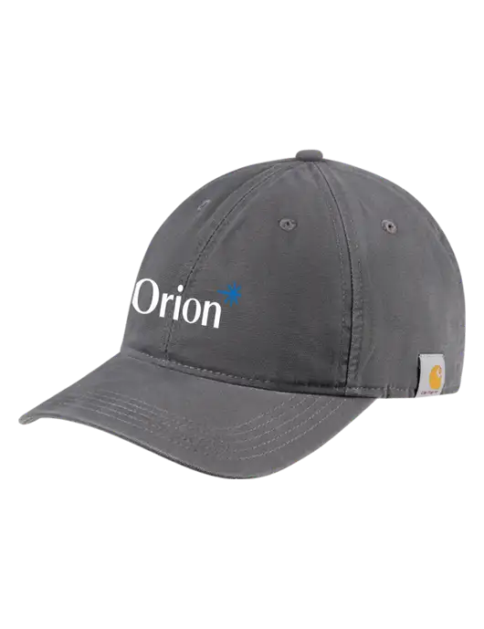 Carhartt Dark Grey Cotton Canvas Cap w/Orion Logo