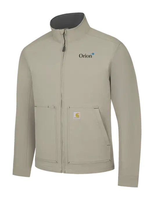 Carhartt Light  Grey Super Dux Soft Shell Jacket w/Orion Logo