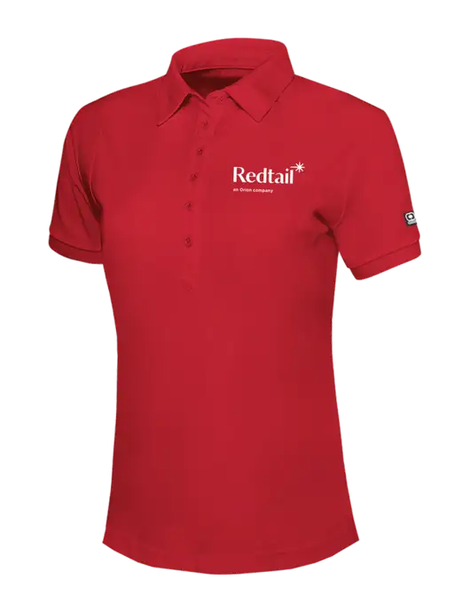OGIO Womens Red Jewel Polo w/Redtail Logo