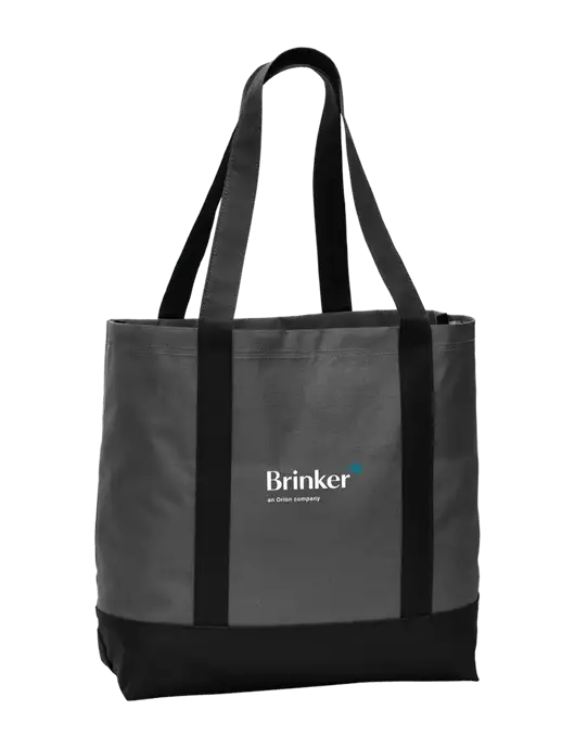 Carryall Charcoal/Black Day Tote Dark w/Brinker Logo
