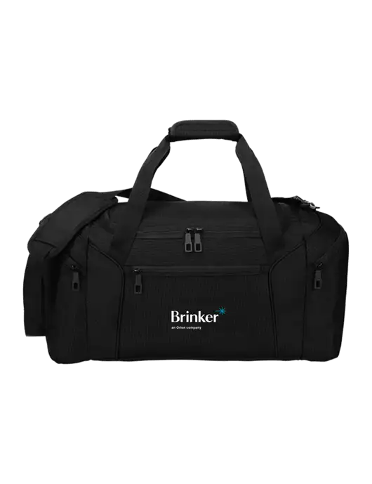 Slim & Lite Black Duffel    w/Brinker Logo