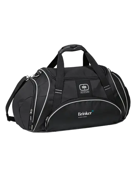 OGIO Black Crunch Duffel
 w/Brinker Logo