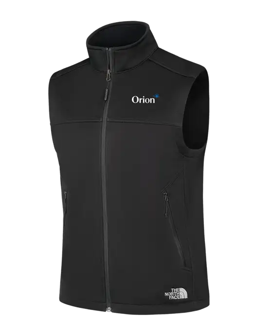 North Face Black Ridgewall Soft Shell Vest w/Orion Logo