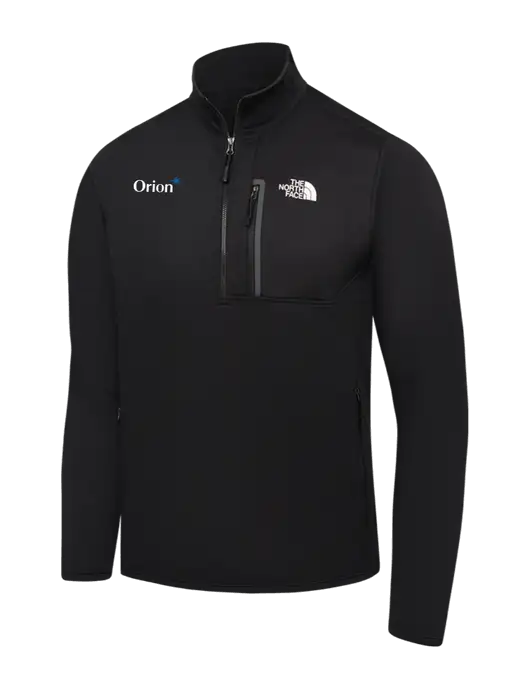 The North Face Black Skyline 1/2-Zip Fleece w/Orion Logo
