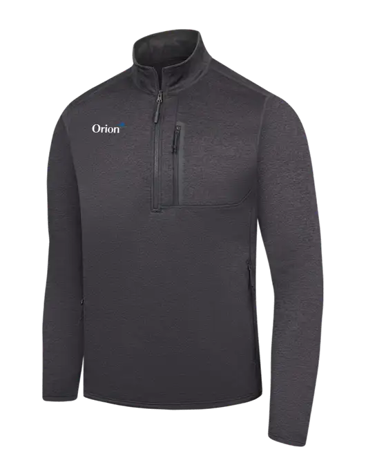 The North Face Dark Grey Heather Skyline 1/2-Zip Fleece w/Orion Logo