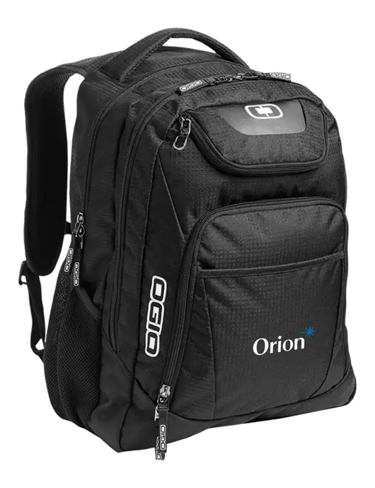 OGIO Black/Silver Excelsior Laptop Backpack w/Orion Logo