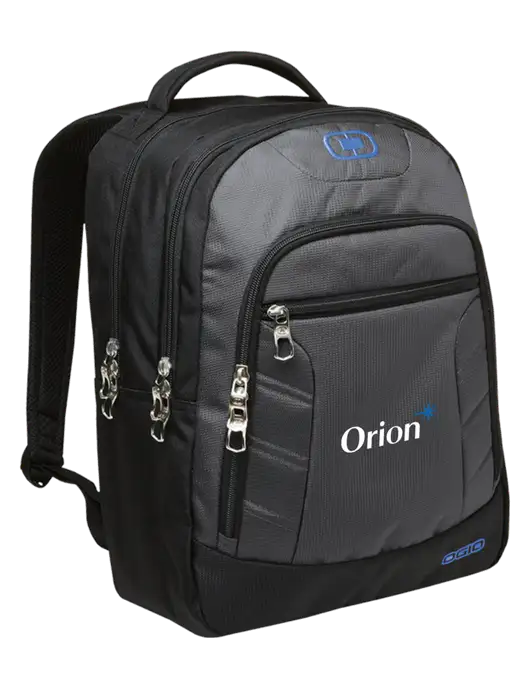 OGIO Dark Grey/Royal Blue Colton Laptop Backpack  w/Orion Logo