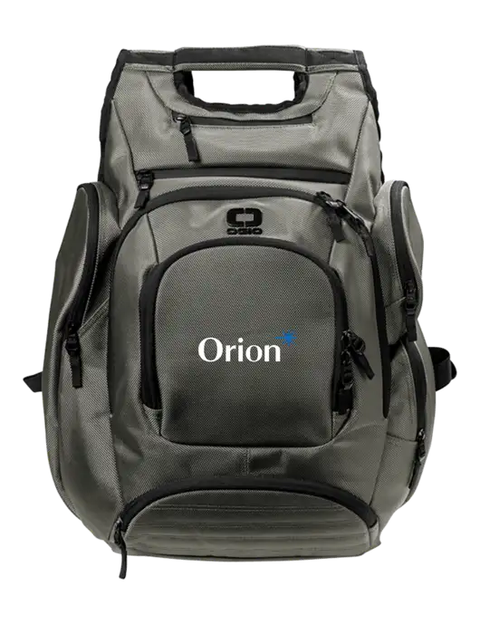 OGIO Medium Grey Metro Ballistic Laptop Backpack w/Orion Logo