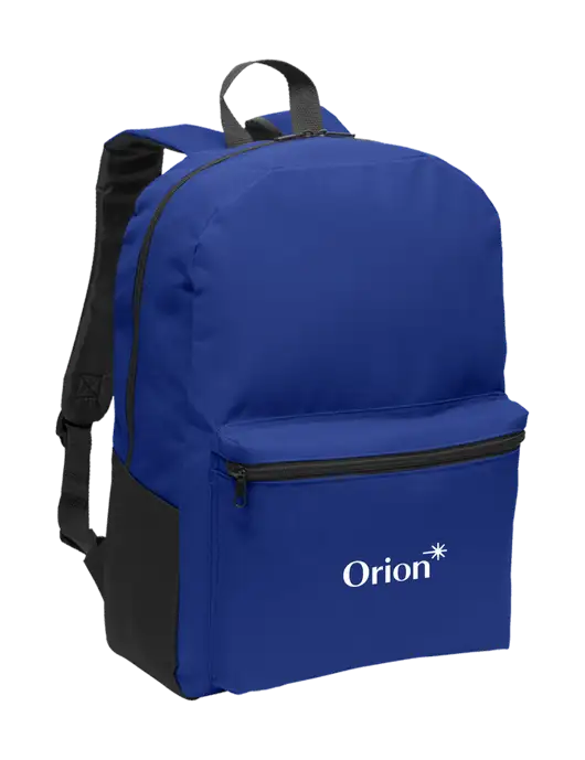 Casual Twilight Blue Lightweight Laptop Backpack w/Orion Logo