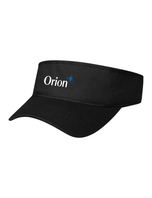 Black Cap Visor w/Orion Logo