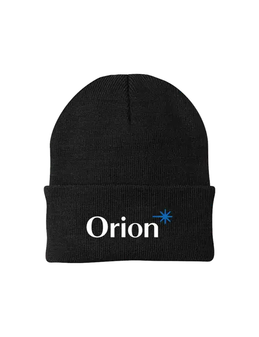 Black Knit Cap w/Orion Logo