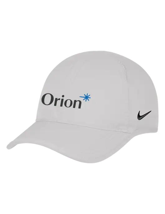 Nike White Featherlight Cap w/Orion Logo