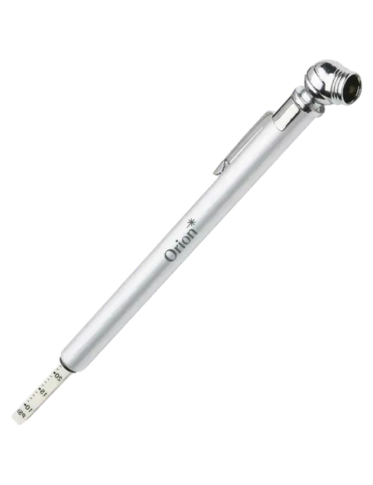 Quick View Silver Tire Gauge w/Orion Logo