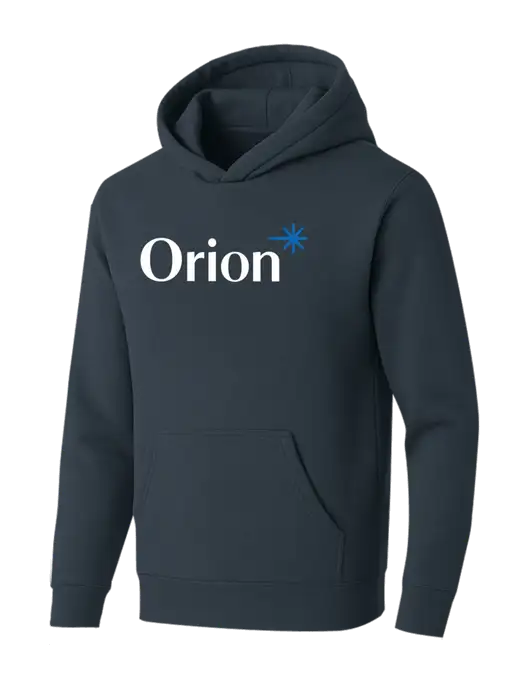 BELLA+CANVAS Dark Grey Sponge Fleece Pullover Hoodie w/Orion Logo