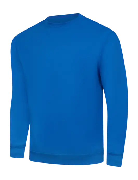 True Royal 9 oz 50/50 Cotton/Poly Crew Sweatshirt w/Orion Logo