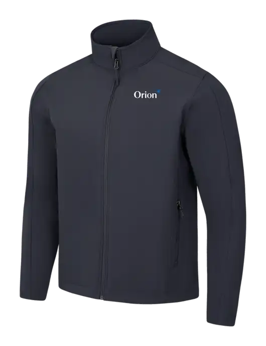 Charcoal Grey Core Soft Shell Jacket w/Orion Logo