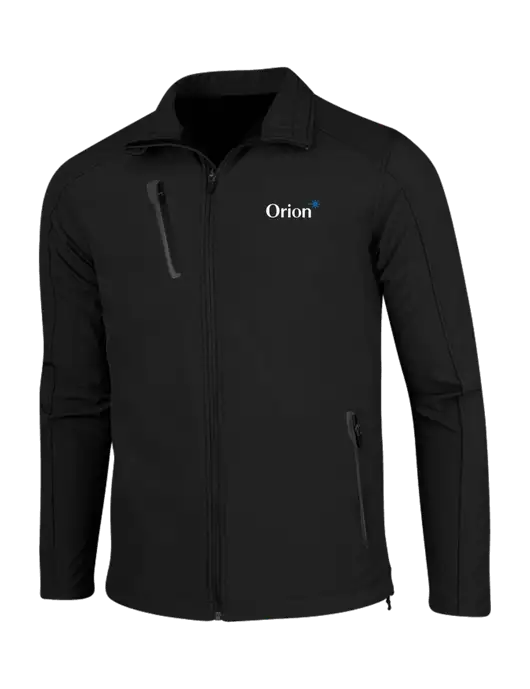 Black Welded Softshell Jacket w/Orion Logo