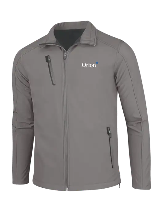 Medium Grey Welded Softshell Jacket w/Orion Logo
