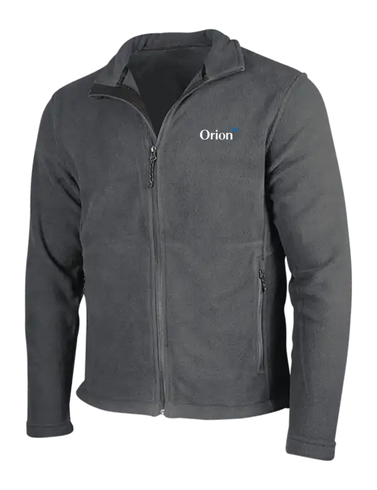 Dark Grey Fleece Jacket w/Orion Logo