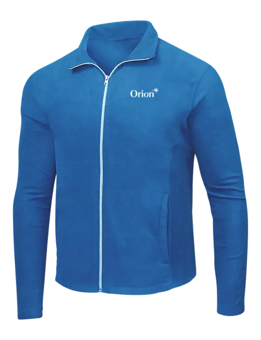 Light Royal Microfleece Jacket w/Orion Logo