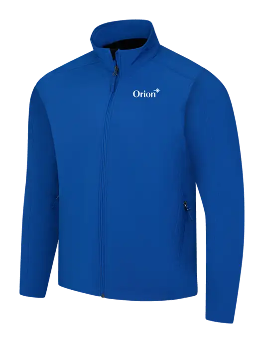 Dark Royal Core Soft Shell Jacket w/Orion Logo