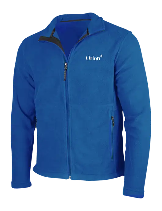 Dark Royal Fleece Jacket w/Orion Logo