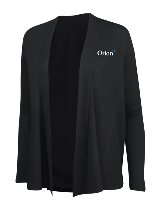 Black Womens Concept Cardigan w/Orion Logo