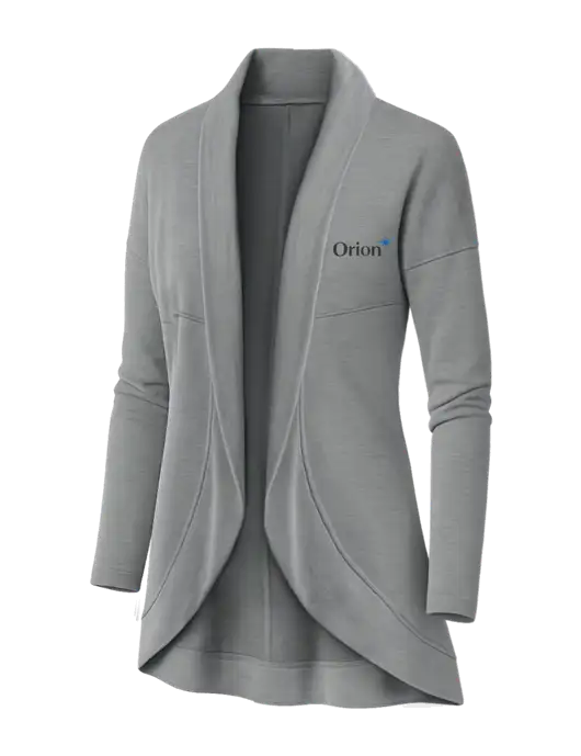 OGIO Light Grey Heather Womens Luuma Cocoon Fleece w/Orion Logo