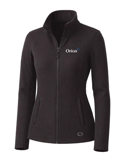 OGIO Blacktop Womens Grit Fleece Jacket w/Orion Logo