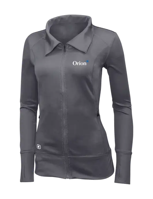 OGIO Dark Grey Womens Endurance Fulcrum Full-Zip w/Orion Logo