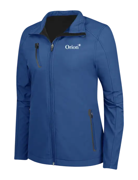 Dark Royal Womens Welded Softshell Jacket w/Orion Logo