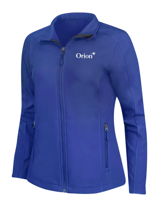 Dark Royal Womens Core Soft Shell Jacket w/Orion Logo
