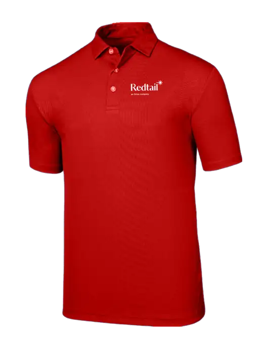Callaway Birdseye Red Polo w/Redtail Logo