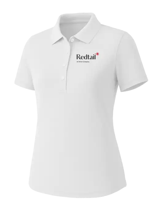 Callaway Womens Core Bright White Performance Polo w/Redtail Logo