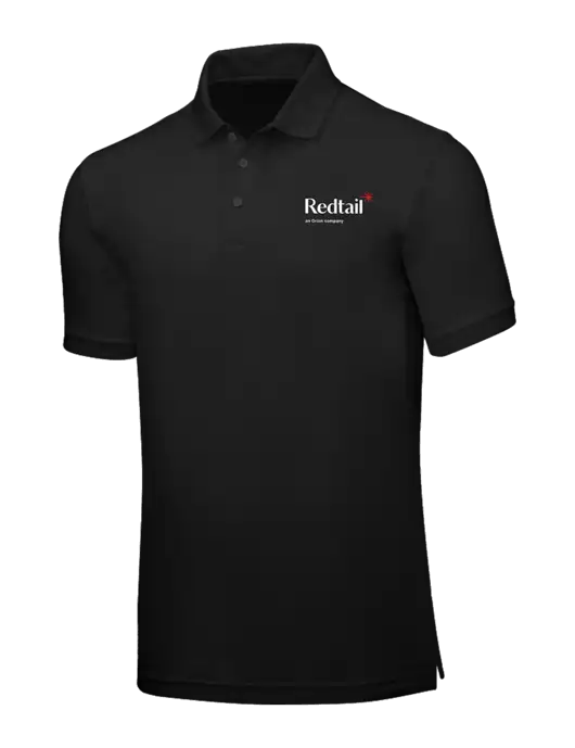 Black Core Classic Pique w/Redtail Logo