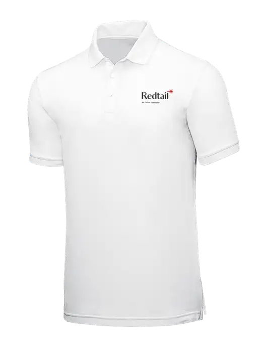 White Core Classic Pique w/Redtail Logo