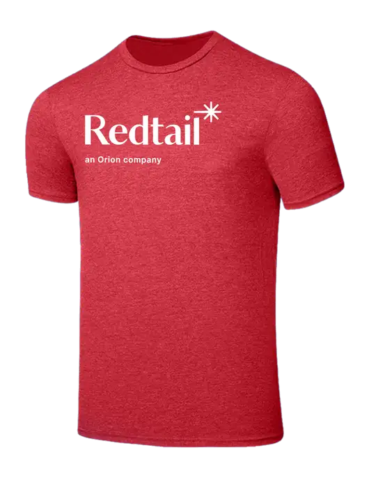 Seriously Soft Heathered Red T-Shirt w/Redtail Logo