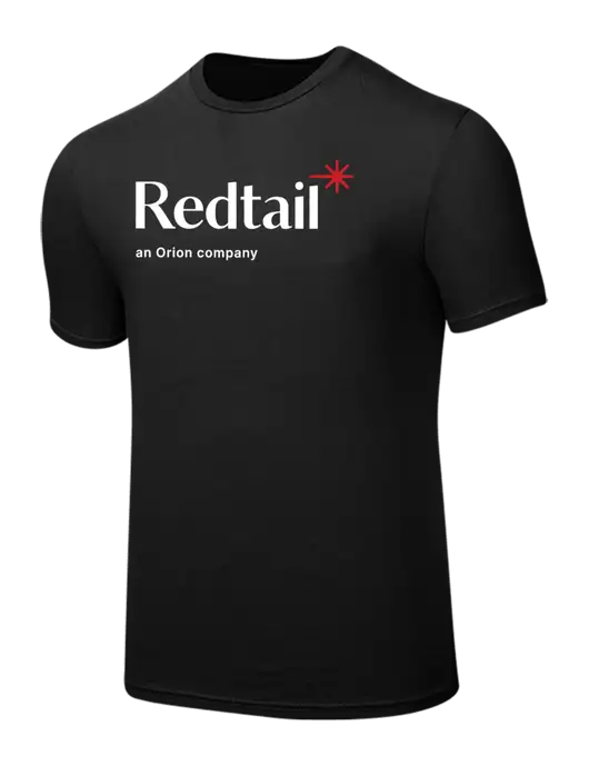 Seriously Soft Black T-Shirt w/Redtail Logo
