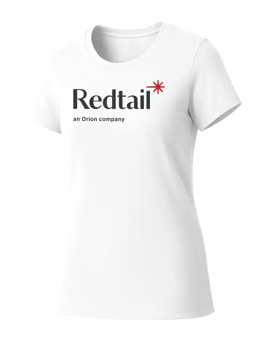 Womens Seriously Soft White T-Shirt w/Redtail Logo