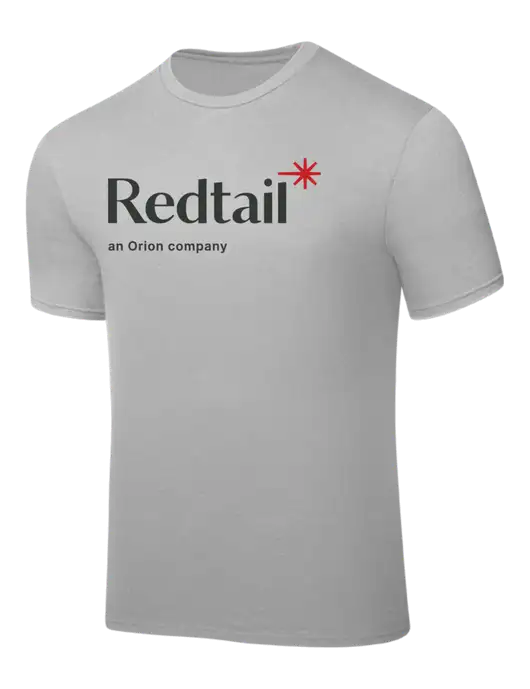 Silver PosiCharge Competitor Tee w/Redtail Logo