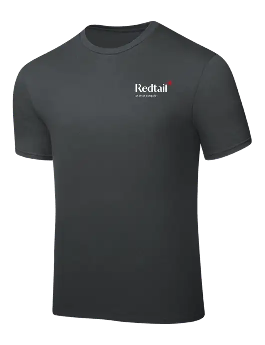 Dark Grey PosiCharge Competitor Tee w/Redtail Logo