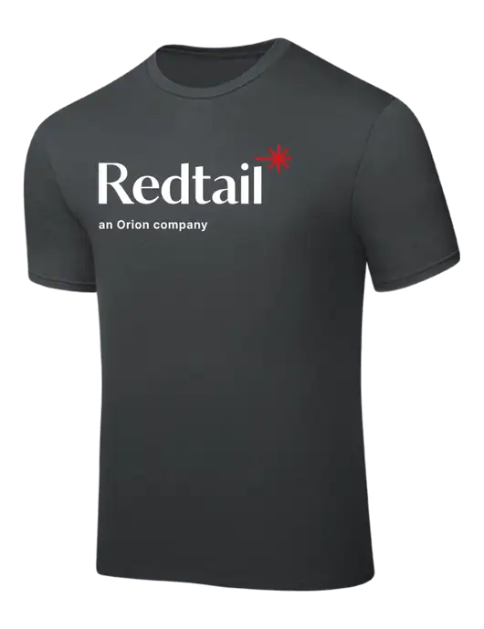 Dark Grey PosiCharge Competitor Tee w/Redtail Logo