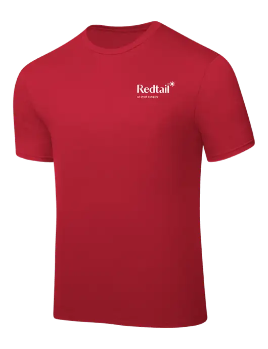 Red PosiCharge Competitor Tee w/Redtail Logo