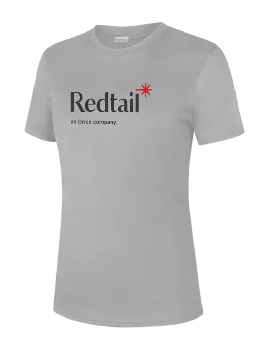  Womens Light Grey PosiCharge Competitor Tee w/Redtail Logo